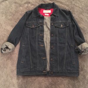 Gap Project Red denim jacket